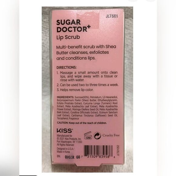 Joah Sugar Doctor Lip Scrub Enriched with Shea Butter 0.35 oz - Picture 2 of 2